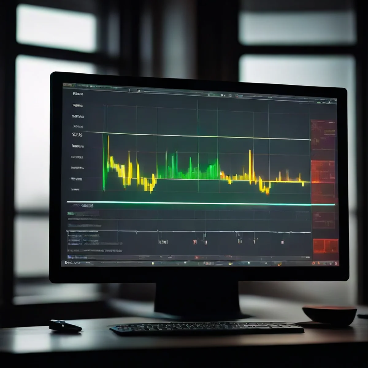 analisi dei dati e statistiche del gaming su uno schermo