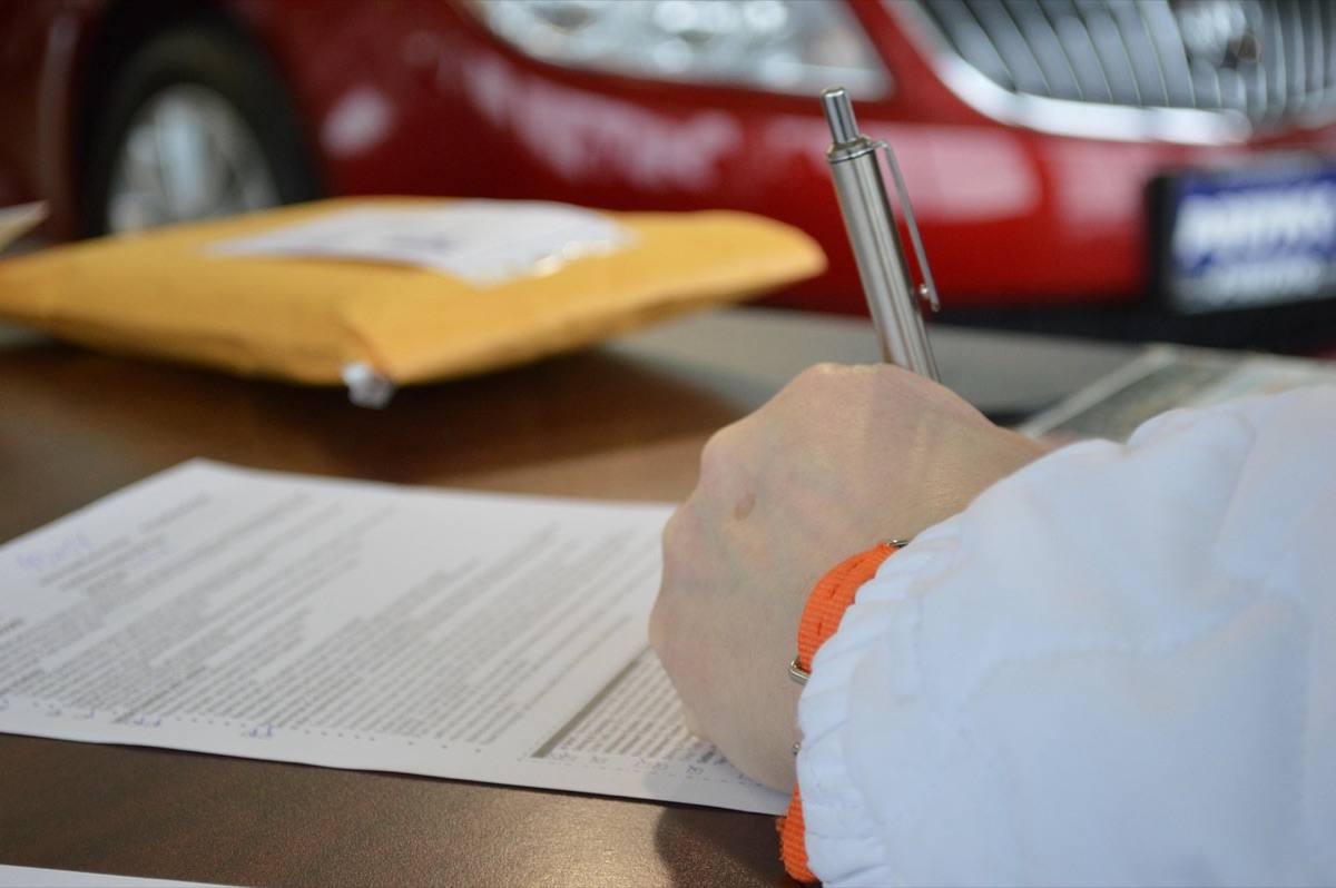 Canadian legal documents on desk